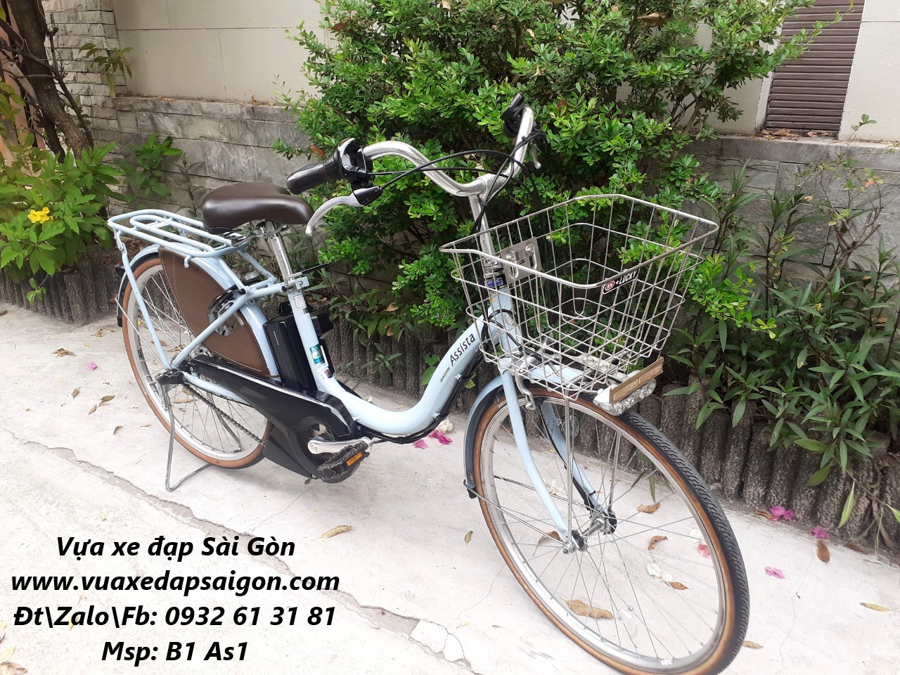 Xe đạp điện trợ lực Nhật  Bridgetone Assista 24inh