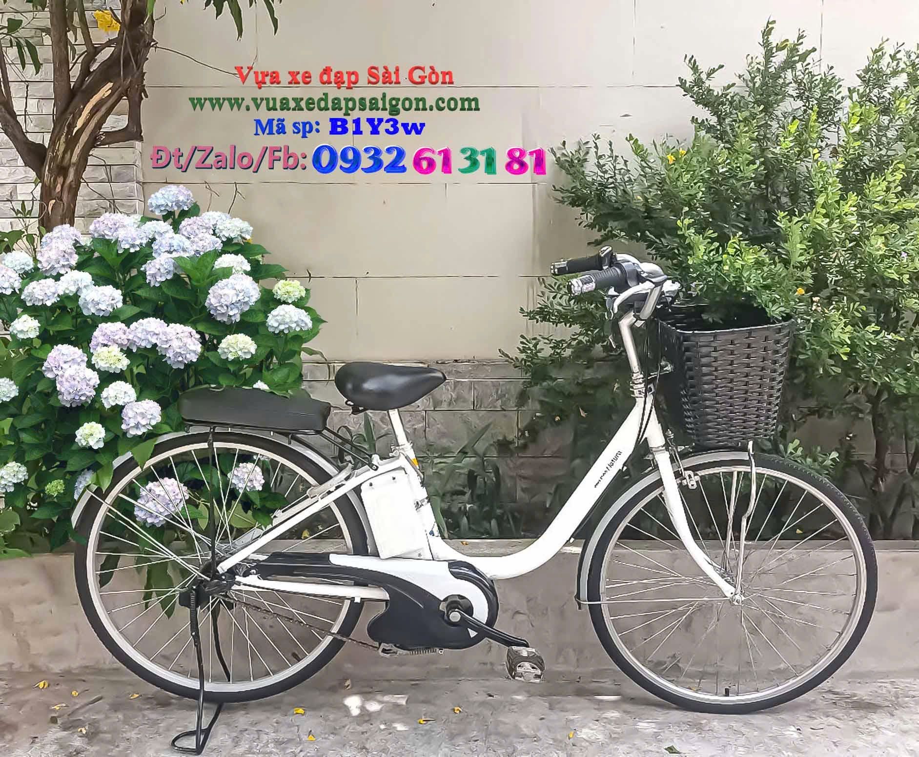 Xe đạp điện Nhật bãi lên tay ga Yamaha Xe đạp điện Nhật bãi lên tay ga Yamaha