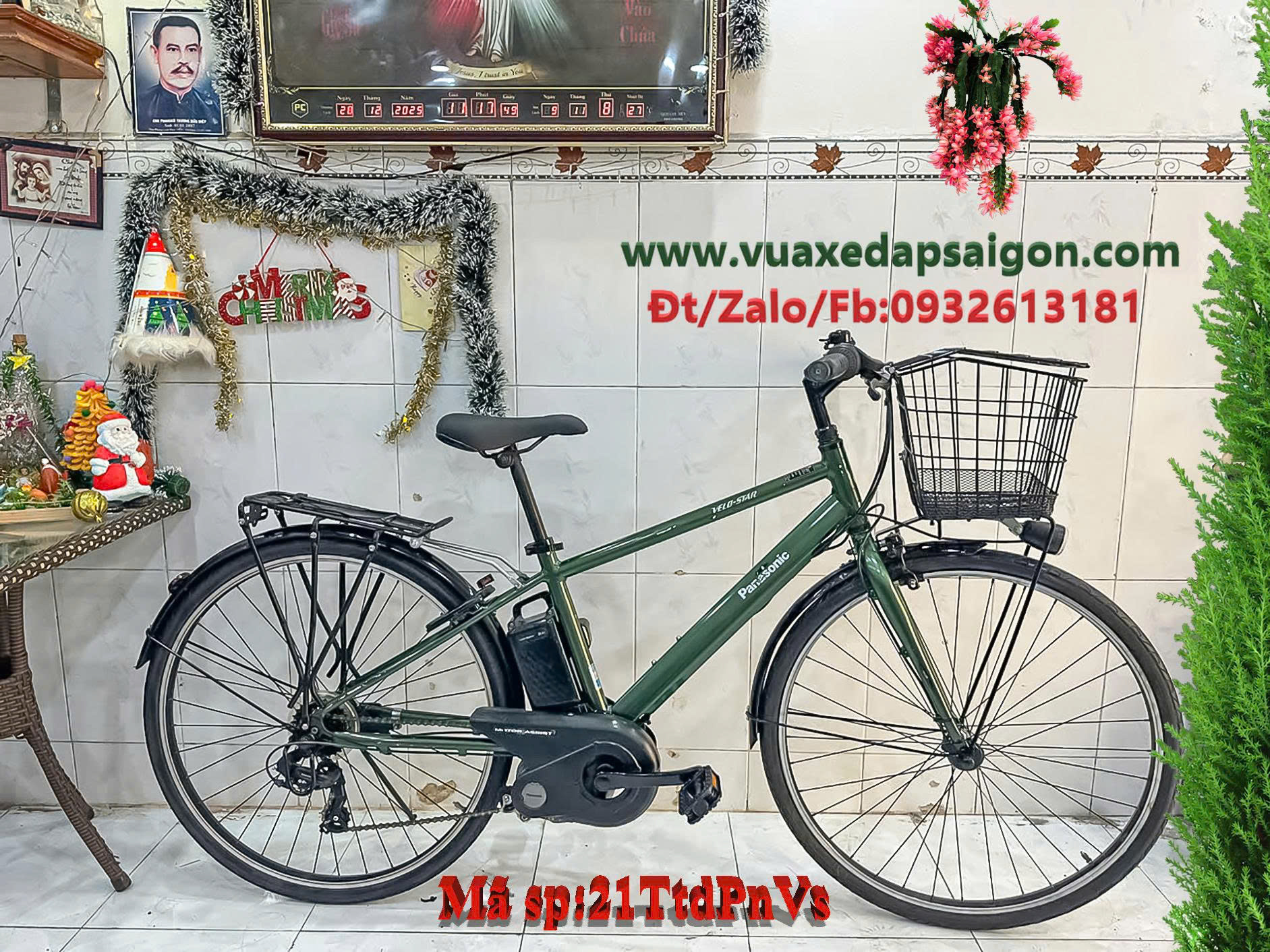 Xe đạp thể thao địa hình điện trợ lực Nhật : Panasonic velo Star Xe đạp thể thao địa hình điện trợ lực Nhật : Panasonic velo Star
